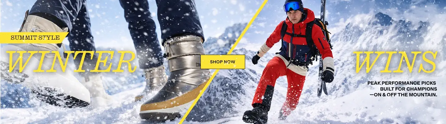 SUMMIT STYLE
Winter Wins
Peak performance picks built for champions—on & off the mountain.
Shop Now